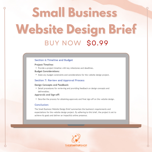 Small Business Website Design Brief
