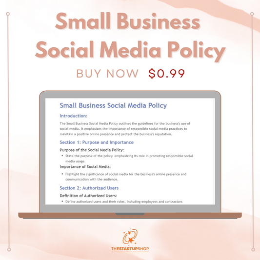 Small Business Social Media Policy