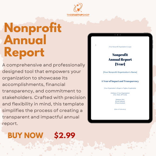 Nonprofit Annual Report Template