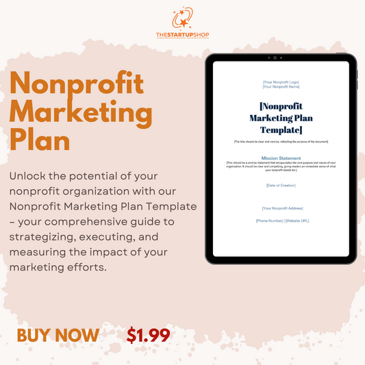 Nonprofit Marketing Plan Template
