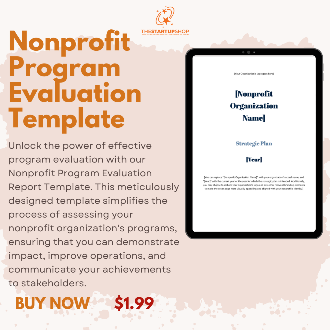 Nonprofit Program Evaluation Template
